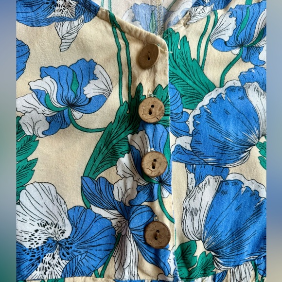 1X Floral Playsuit/Jumper Drawstring - Picture 3 of 3